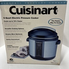 Olla a presión eléctrica Cuisinart 6 cuartos CPC-600 nueva, caja abierta