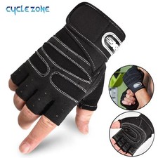 Gym Gloves With Wrist Wrap Workout Weight Lifting Fitness Exercise Women Men