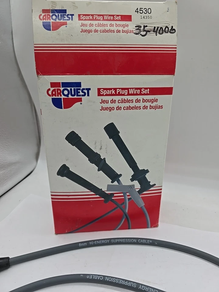 Juego de cables de bujía Carquest 4530 para camioneta Toyota 4Runner Corona Celica 84-92  Foto 2 de 4