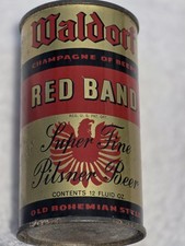 NICE TUFF WALDORF FLAT TOP BEER CAN FOREST CITY BREWING CLEVELAND, OHIO