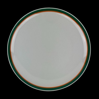 Plural by Rosenthal - Continental Salad Plate 8  Green/Orange Band Germany