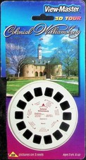 Colonial Williamsburg Virginia 3d View-Master 3 Reel Packet
