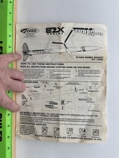 1980s ? Estes Turbo Copter Rocket Kit 2096 Instruction Sheet Vintage