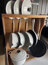Le Creuset Pan Set with Wooden Handles