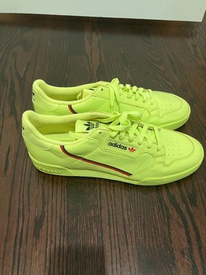 Adidas Men's Continental 80 Sneakers, Semi-Frozen Yellow, Size 12, New w/o Box