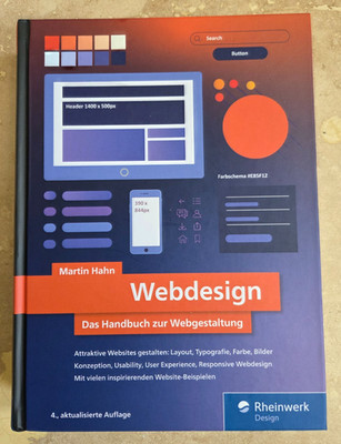 Webdesign: Das neue Handbuch zur Webgestaltung - Hahn - 4. Auflage - 2024