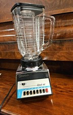 SALE! Osterizer Galaxie VIII Vintage 1000W Blender Glass Jar 8-Spd Chrome WORKS!