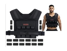 Premium Weighted Vest for Men  Women - Adjustable Weight Training Vest for R...