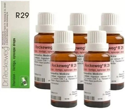 Dr Reckeweg R29 Drops 22ml ×5 | Natural Dizziness & Balance Comfort Blend
