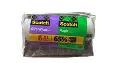 Scotch Gift Wrap Tape & Magic Tape Bundle 6 R...