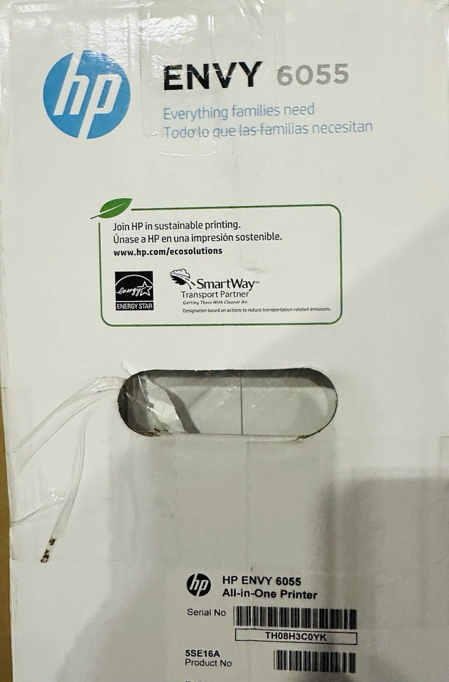 Brand New HP Envy 6055 Thermal Inkjet All-In-One Printer - White - Image 3 of 3