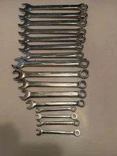 16 PC Combination 12 POINT  Metric / SAE DROP FORGED WRENCH SET