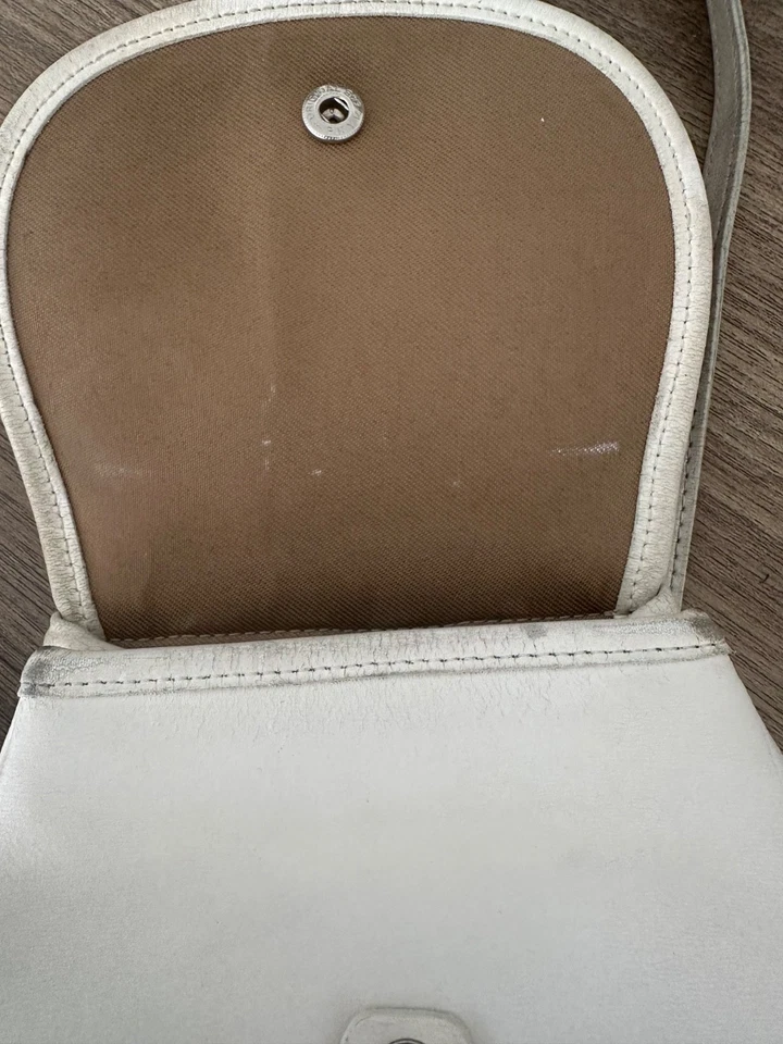 AUTH. SAC À DOS LONGCHAMP PARIS EN CUIR BLANC *ÉDITION LIMITÉE - Photo 3/4