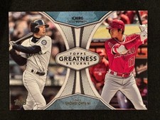 2019 Topps Greatness Returns Shohei Ohtani Ichiro Suzuki #GR-15