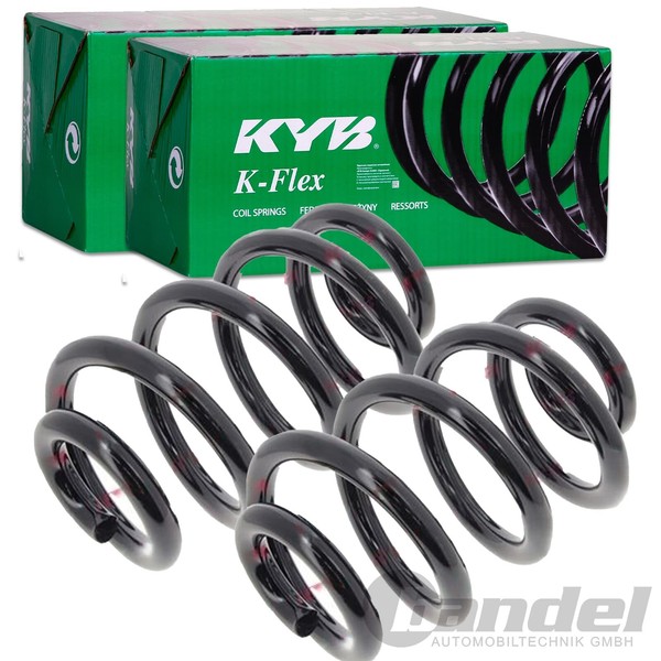2X KYB K-FLEX Fahrwerksfedern Vorne Passend FÜR Nissan Interstar Opel Movano-image