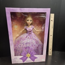 Mattel Disney Princess BIRTHDAY CELEBRATION RAPUNZEL Deluxe Fashion Doll 13" NEW
