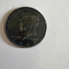 1964 50c Kennedy Silver Half Dollar Moderately Toned/Toning