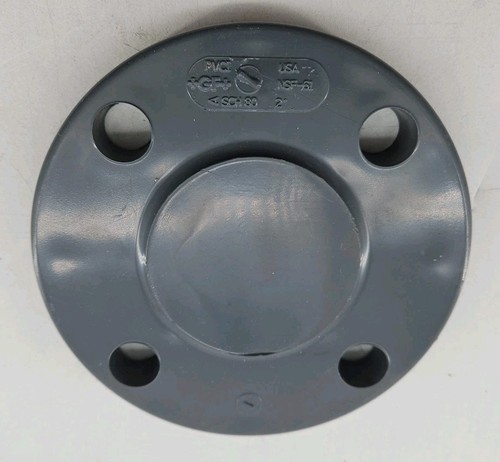 +GF+ George Fischer - 9835-020 - 2" CPVC Blind Flange - SCH 80 - Lot of 4