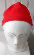 GIRLS OLD NAVY RED POLAR FLEECE BEANIE CAP HAT - ONE SIZE