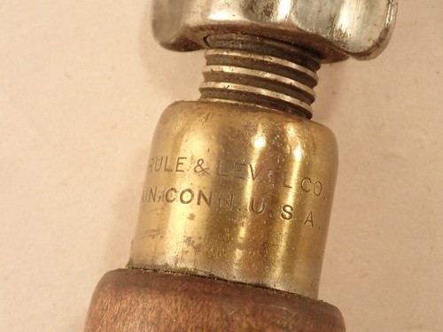 Antikes Stanley Rule & Level Co. Multi-Tool Hartholzgriff mit 9 Bits, 6" lang - Bild 3 von 6