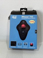 Adesso iMouse T40 Wireless Programmable Ergonomic Trackball Mouse