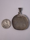 Vintage ATI Mexico 925 Sterling Silver Puffed Sand Dollar Pendant — photo 4