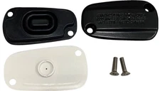 Drag Specialties Rear Brake Master Cylinder Cover Black Harley Davidson Softail