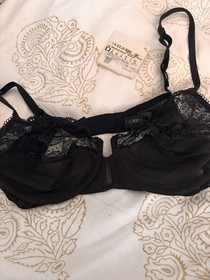 La Perla Women's Lace Black Bra 34D