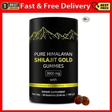 Shilajit Gummies | UltimaPeak Pure Himalayan Shilajit for Men | Lab Tested I ...