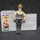 GI Joe Sgt Slaughter Mail Away Vintage 1985 Action Figure 3.75" W/ File Card