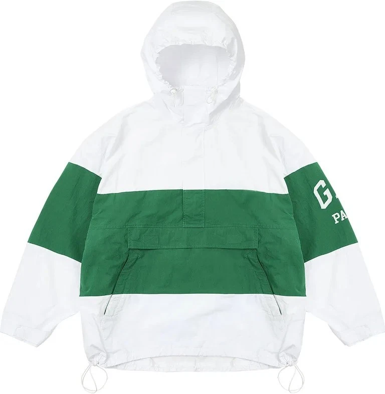 Palace x Gap Windbreaker White & Green - Size OVERSIZED Small - NEW