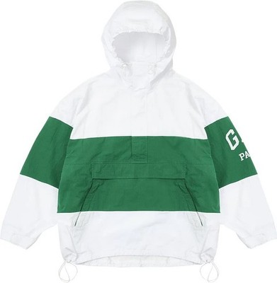 Palace x Gap Windbreaker White & Green - Size OVERSIZED Small - NEW