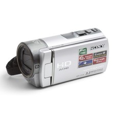 Sony Handycam HDR-CX130E HDR CX130 Camcorder Filmkamera Kamera silber