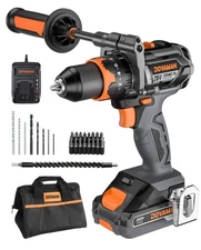 TITANCE X6 Advanced Cordless Drill Driver, 20V Brushless 1/2'' Impact Drill, ...