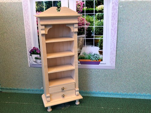 NEU! Dora Kuhn Bücherschrank Regal 4052 Gründerzeit Puppenstube M 1:10
