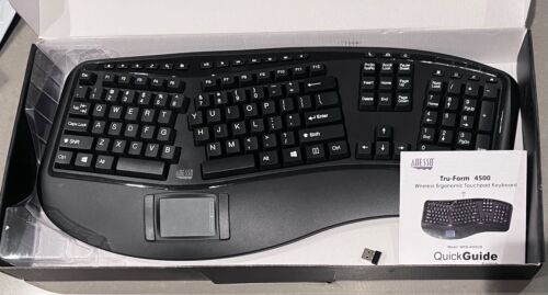 Adesso Tru-Form Wireless Ergonomic Keyboard - Black (WKB-4500UB)