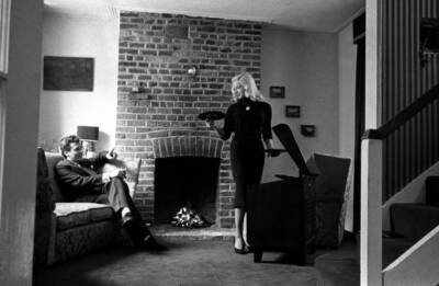 Diana Dors and her husband Dennis Gittens 1950s Old Photo