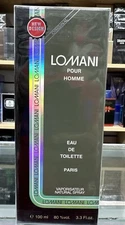 LOMANI POUR HOMME 3.3 / 3.4 oz / 100 ml MEN. 100% ORIGINAL otherwise Return.