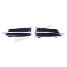 Front Left+Right Bumper Fog Light Grille Bezel Cover For Cadillac XTS 2013-2017