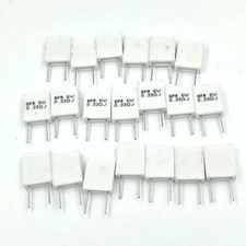 20PCS 5W Wirewound Non-inductive Cement Resistor Ceramic horizontal 0.33R