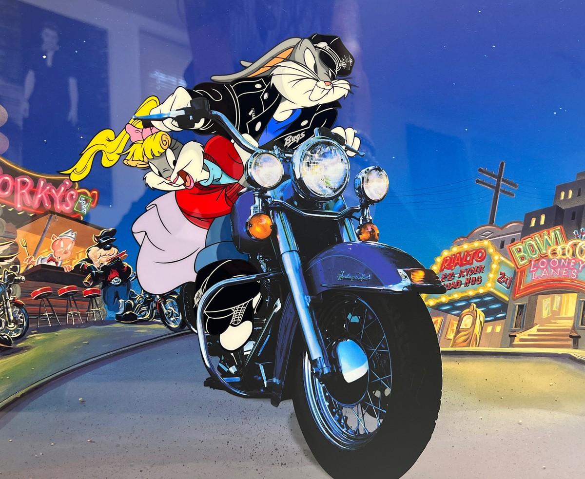 Harley Davidson Cel Warner Brother Bugs Bunny , Soft Tail
