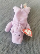 Vintage TY Teenie Beanie Babies Percival The Hippo Mcdonalds Toy 1993