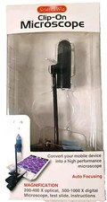ScienceWiz Clip-On Microscope High Performance Microscope Convert Mobile device