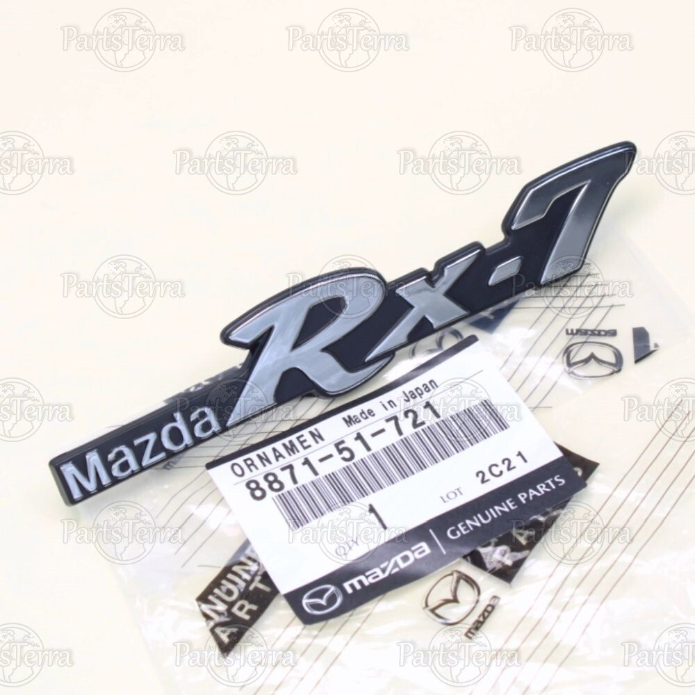Genuine Mazda Fender Side Nameplate Badge Emblem Decal 