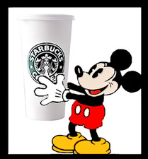 Mickey Drinking BIG Coffee Blend Character  Refrigerator Fridge MAGNET