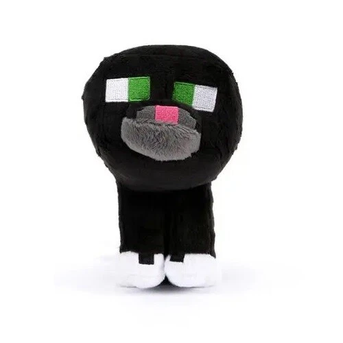 18cm Neue Schwarze Katze Minecraft Plüschtier Gefüllte Weiche Kinder Spielzeug - Bild 3 von 6
