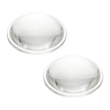 Diameter 50mm Flat Convex Lens, 2 Pcs Height 15mm Optical Lens, 3mm