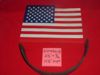NOS - WIRE BACK BRAKE SHOE LINING - 2-1/2'' WIDE X 3/16'' THICK X 15'' - 1 PIECE