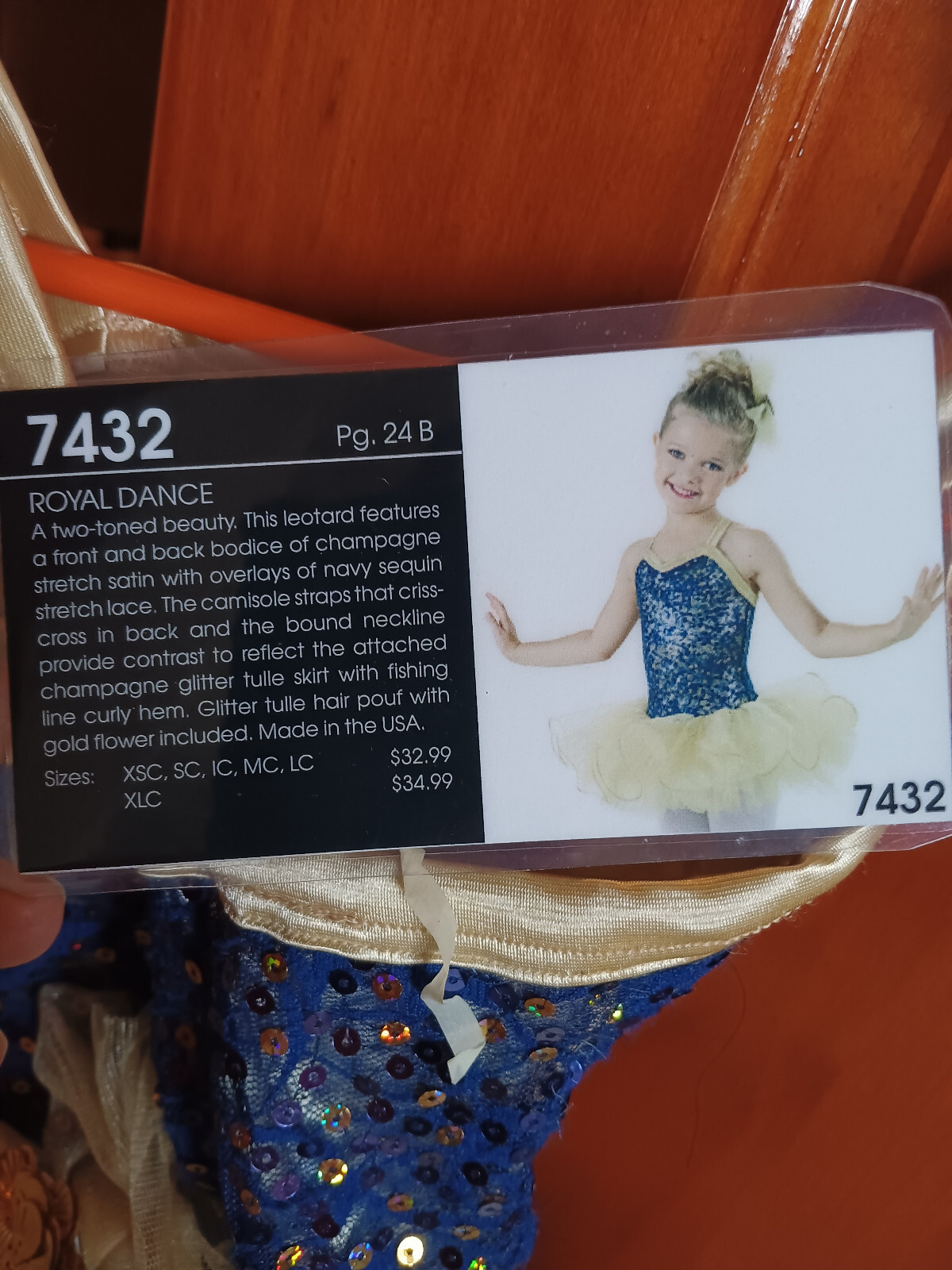 2 Girl Weissman Blue & Pink Dance Costume both Si… - image 1