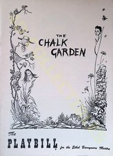 Vintage Theater Program Playbill The Chalk Garden November 1955